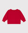 Babies' fleece sweatshirt CORRIDA red