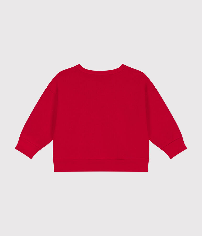Babies' fleece sweatshirt CORRIDA red