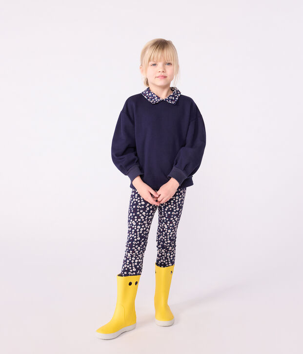 Children's plain cotton sweatshirt SOIR