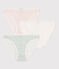 Children's flower-patterned cotton pants - 3-pack variante 1