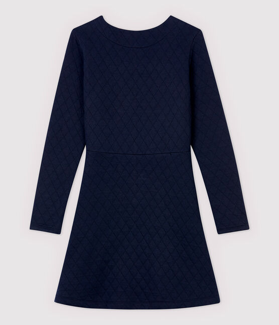 Women's Tube-Knit Quilted Dress SMOKING blue