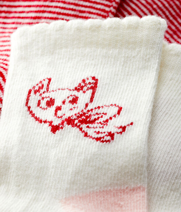 Baby Girls' Patterned Socks - 2-Pack multicolor