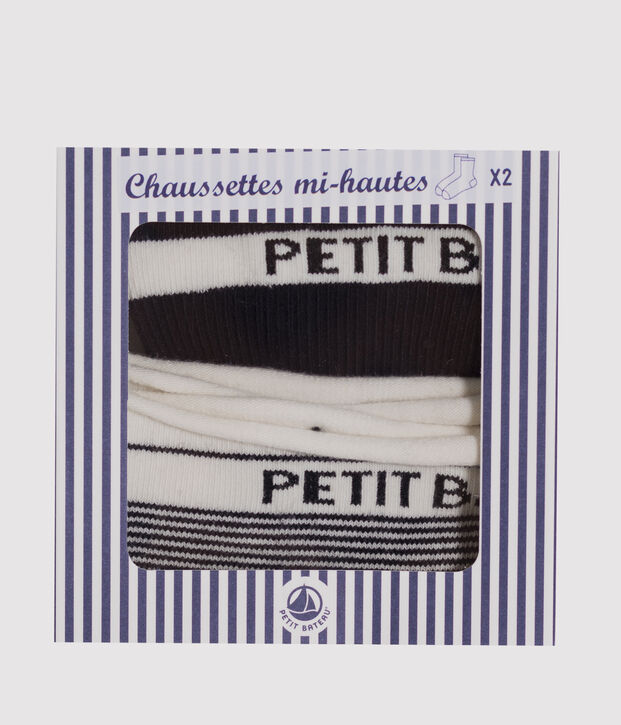 Set of 2 pairs of women's socks blue