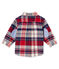 Baby boy's checked shirt SMOKING blue/MULTICO white