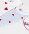 Pack of short-sleeved heart-print cotton bodies for babies multicolor