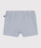 Babies' Seersucker Shorts GAULOISE /MARSHMALLOW