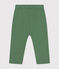 Babies' jogging bottoms in plain cotton PALMERAIE green
