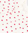 Babies' Heart Patterned Fleece Jumpsuit MARSHMALLOW white/PEPS red
