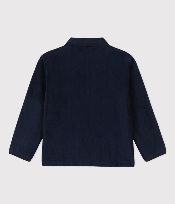 Children's towelling dressing gown SMOKING blue