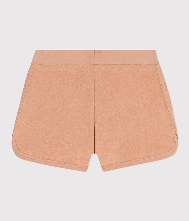Girl's Terry Shorts beige