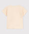 Babies' Short-Sleeved Slub Jersey T-Shirt AVALANCHE Ecru