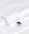 Women's Iconic roll neck cotton T-shirt ECUME white