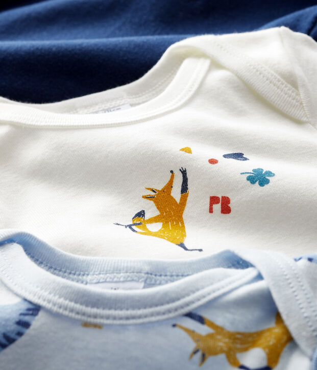 Baby Boys' Long-Sleeved Bodysuit - 3-Piece Set multicolor