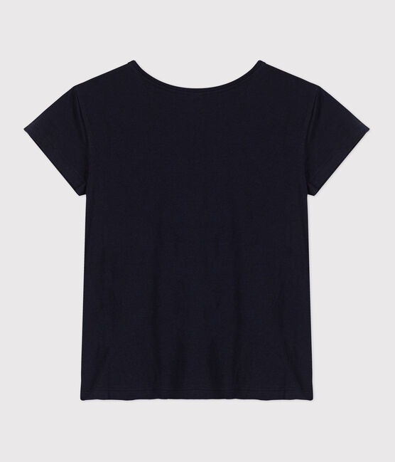Women's Ideal Cotton/Linen T-Shirt SMOKING blue