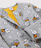 Girls' Tubular Knit Cardigan SUBWAY grey/MULTICO white