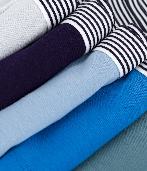 Pack of children's plain cotton boxers multicolor