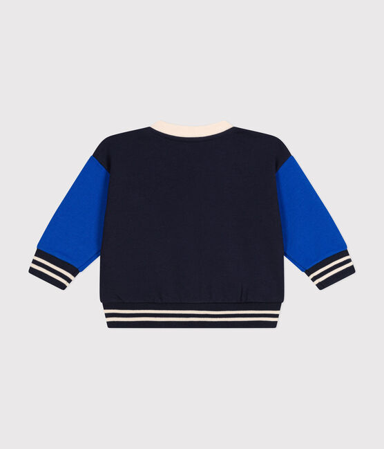 Babies' fleece varsity-style jacket SMOKING /CALVIN
