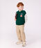 Children's 5-pocket denim trousers. beige