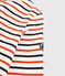 Women's Breton Cotton Top MARSHMALLOW white/SMOKING /CAROTTE