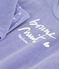 Children's velour nightdress and leggings purple/white