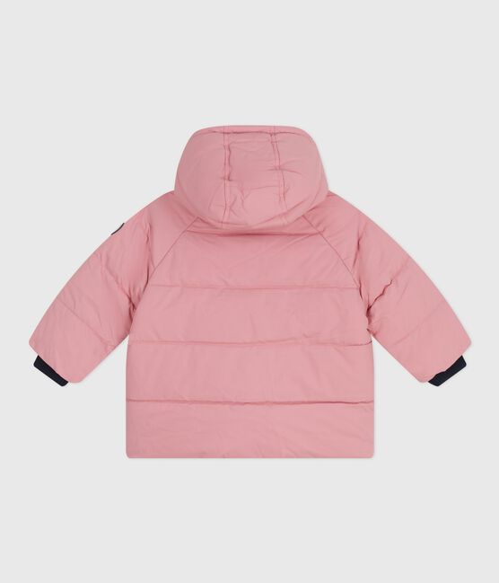 Babies' plain puffer jacket CHARME pink