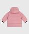 Babies' plain puffer jacket CHARME pink