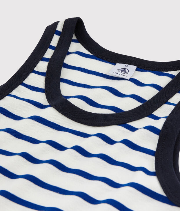 Women's Iconic Vest white/blue