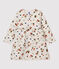 Babies' Quilted Dress MONTELIMAR beige/MULTICO white