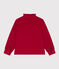 Girls' soft velvet blouse CORRIDA red