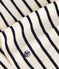 Babies' Short-Sleeved Slub Jersey Dress AVALANCHE white/SMOKING blue