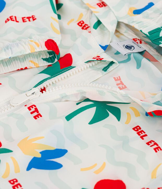 CHILDREN'S ULTRA-LIGHTWEIGHT WINDBREAKER blue/blue