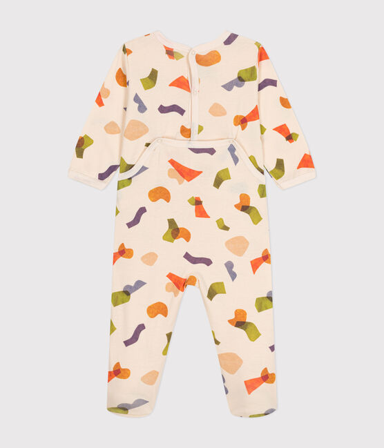 Babies' Printed Cotton Pyjamas AVALANCHE white/MULTICO