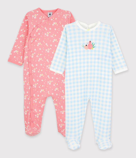 Baby Girls' Cotton Sleepsuits - 2-Pack variante 1