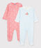 Baby Girls' Cotton Sleepsuits - 2-Pack variante 1