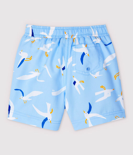 Baby Boys' Eco-Friendly Swim Shorts JASMIN blue/MULTICO white