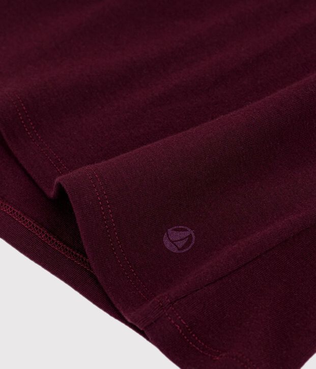 Women's short-sleeved plain cotton T-shirt MOON