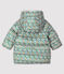 Baby girl's quilted puffer jacket MARSHMALLOW white/MULTICO white