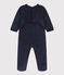 Babies' Velour Dog Patterned Pyjamas SMOKING blue