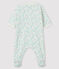 Babies' Floral Print Fleece Sleepsuit MARSHMALLOW white/MULTICO white