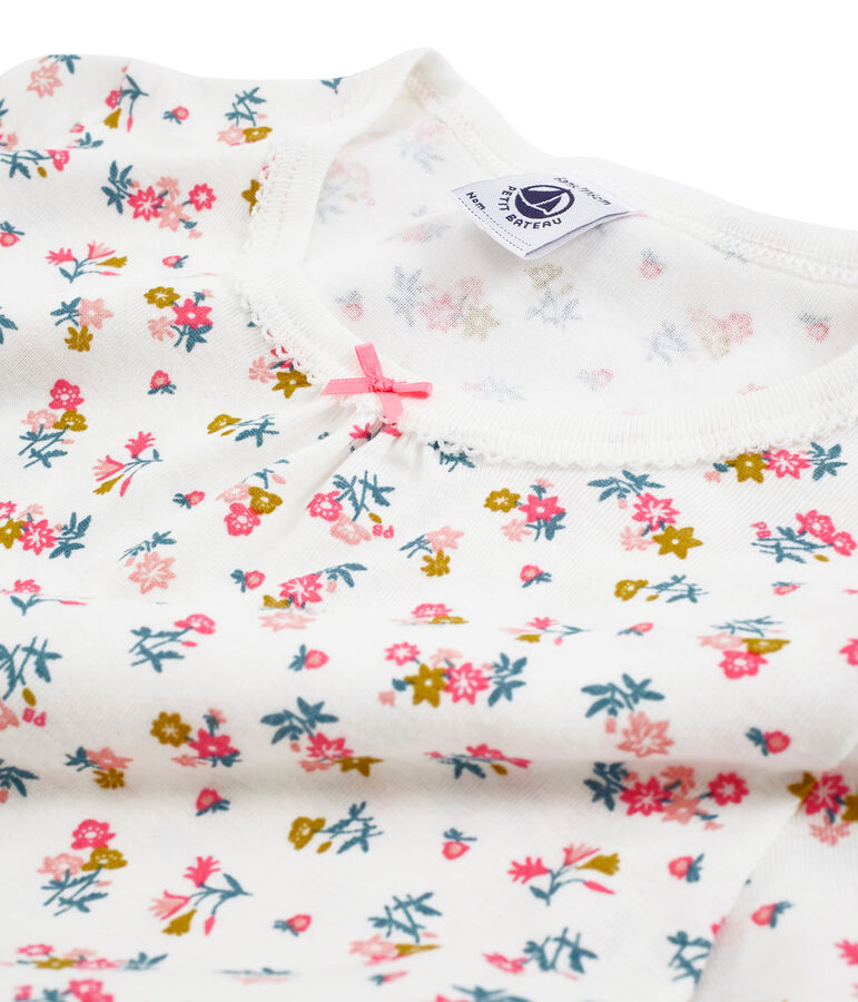 Girls' Nightdress white/multicolor