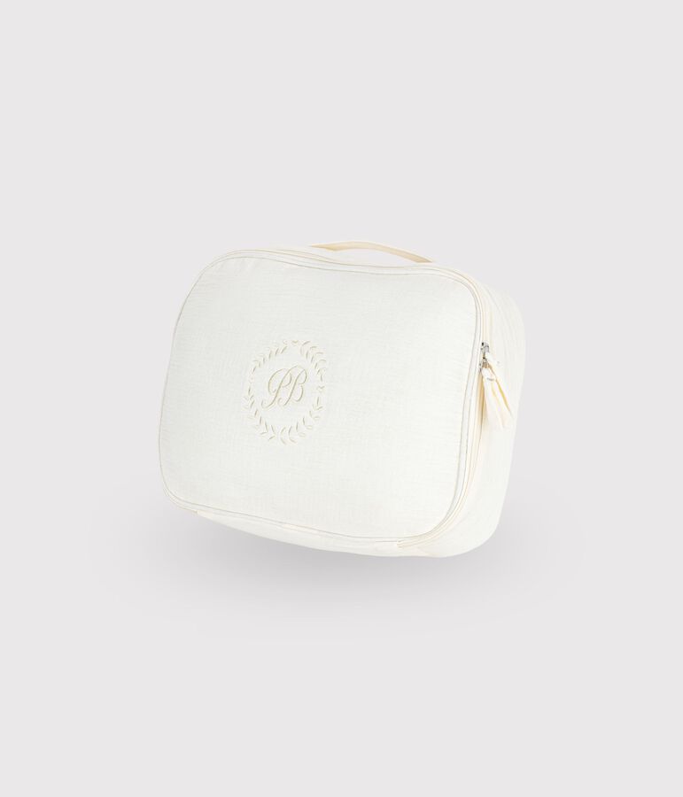 Newborn babies' gift suitcase in cotton multicolor