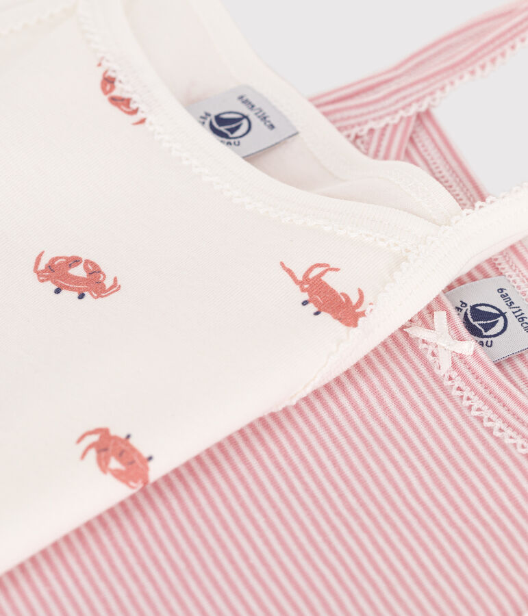 Children's crab print cotton tank tops - 2-pack variante 1