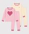Pack of children's printed cotton pyjamas multicolor