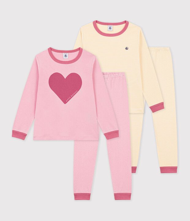 Pack of children's printed cotton pyjamas multicolor