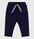 Babies' plain thick cotton trousers