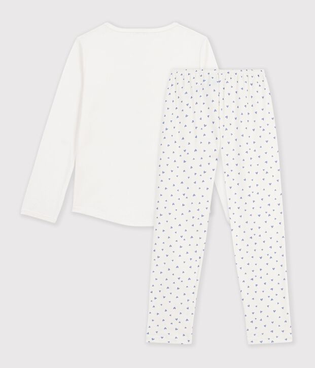 Children's Paris motif cotton pyjamas blue/blue