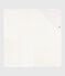 Babies' square cotton bath wrap MARSHMALLOW white/TERKUIT red