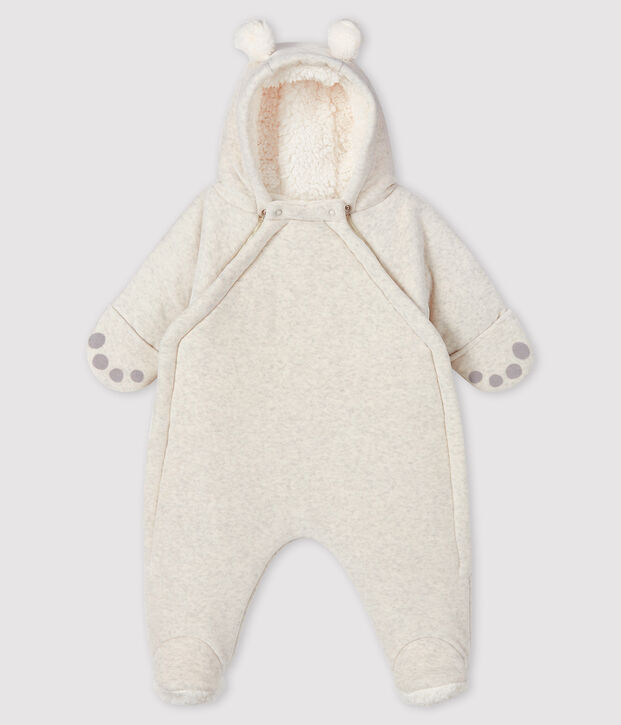 Baby's unisex snowsuit beige