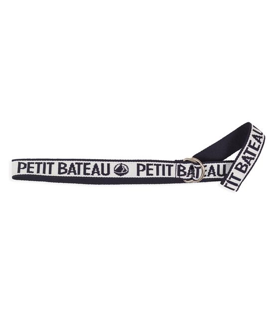 Logo Belt SMOKING blue/MARSHMALLOW white