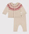 Babies' 2-piece knitwear set AVALANCHE pink/ROSEWOOD